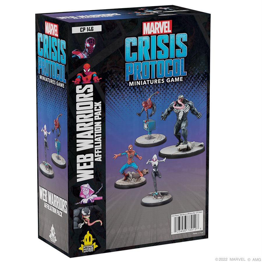 Marvel Crisis Protocol: Web Warriors Affiliation Pack 