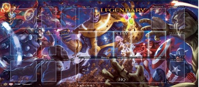 Marvel Legendary: PLAYMAT THANOS VS AVENGERS 