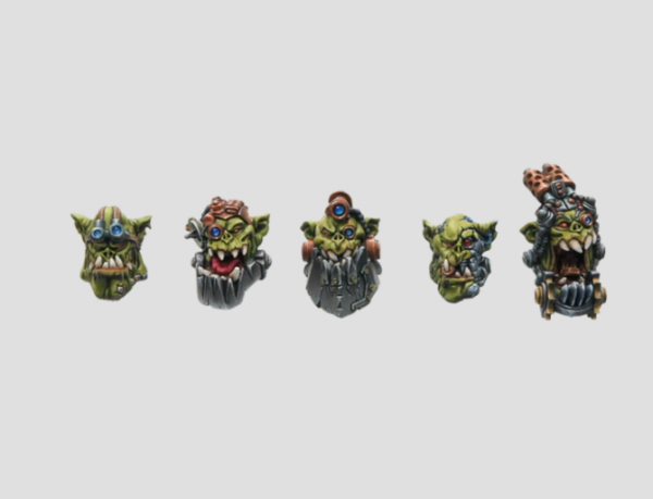 MaxMini: Conversion Bitz: Orc Tech Freaks Heads (5) 