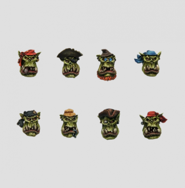 MaxMini: Conversion Bitz: Pirate Orc Boys Heads (10) 