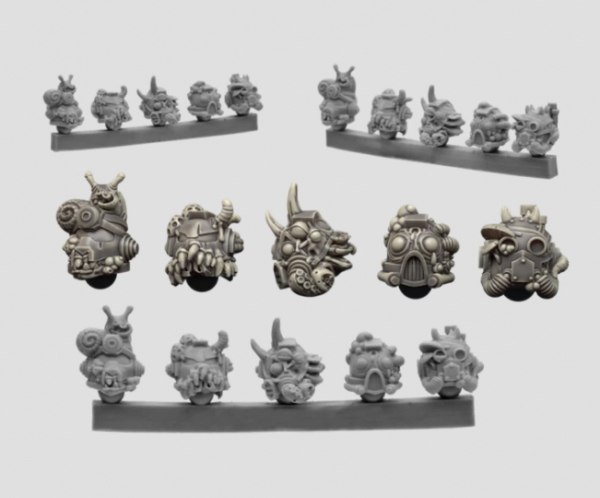 MaxMini: Conversion Bitz: Putrid Knights Helmets (10) 