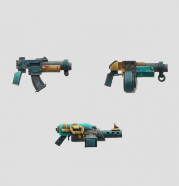 MaxMini: Conversion Bitz: Post Apocalyptic Guns (10) 