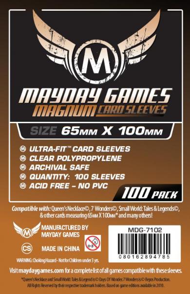Mayday: Magnum Ultra-Fit Copper Sleeves: 65mm x 100mm (Clear) 