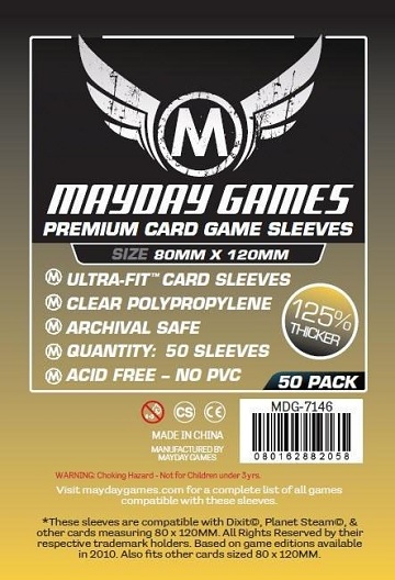 Mayday: Premium Dixit Sleeves 80mm X 120mm (50ct) 