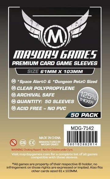 Mayday: Premium Space Alert Sleeves 61mmx103mm (50) 