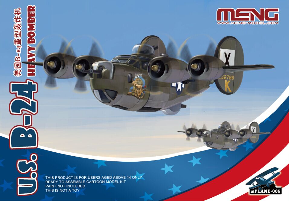 Meng mPlane: US B-24 Heavy Bomber 