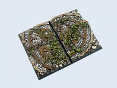 Micro Art Studio: Dark Temple Bases: Square 50x75mm 