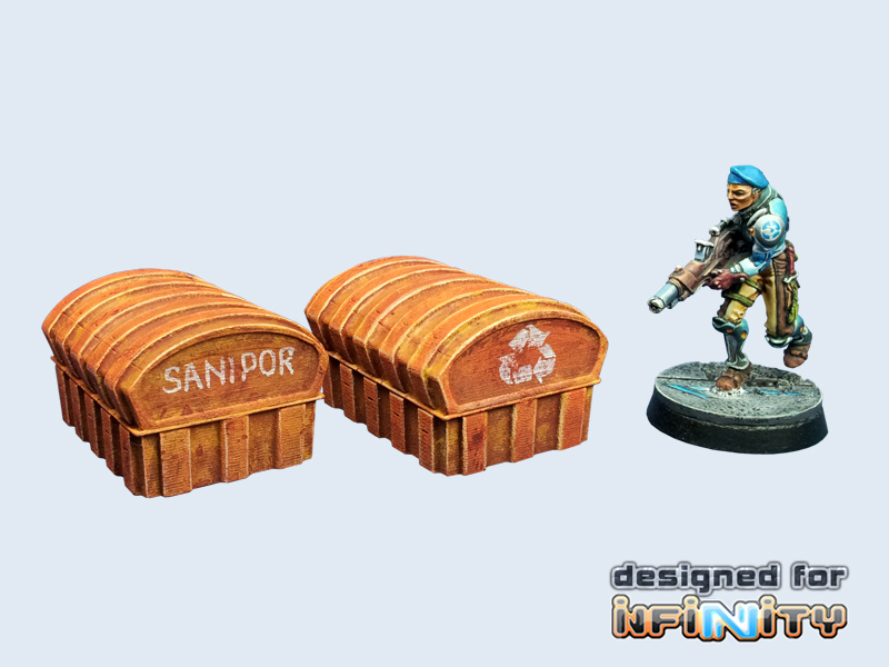 Micro Art Studio: Infinity: Waste Bins 