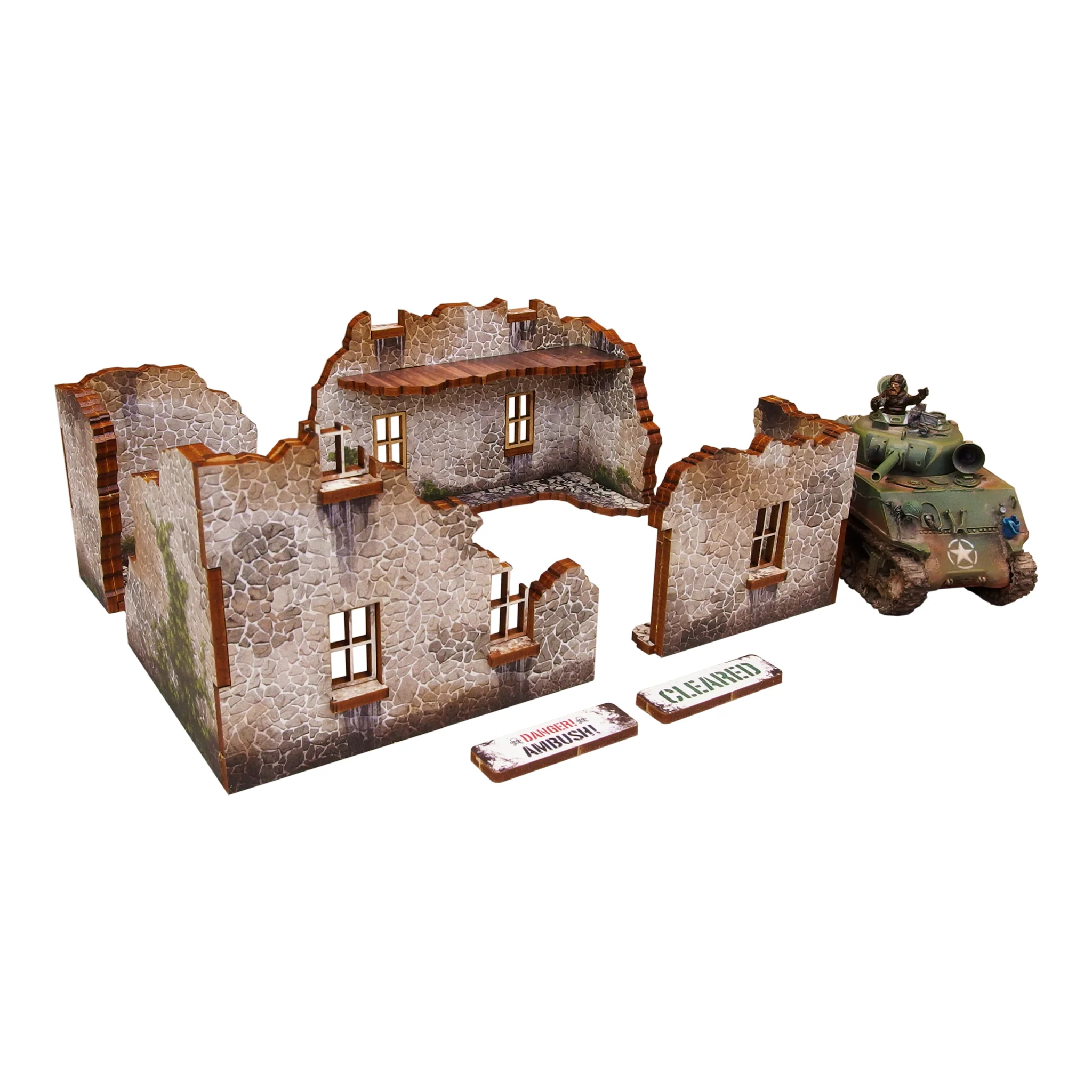 Micro Art Studio: Pre-Painted WW2 Ruin 1 