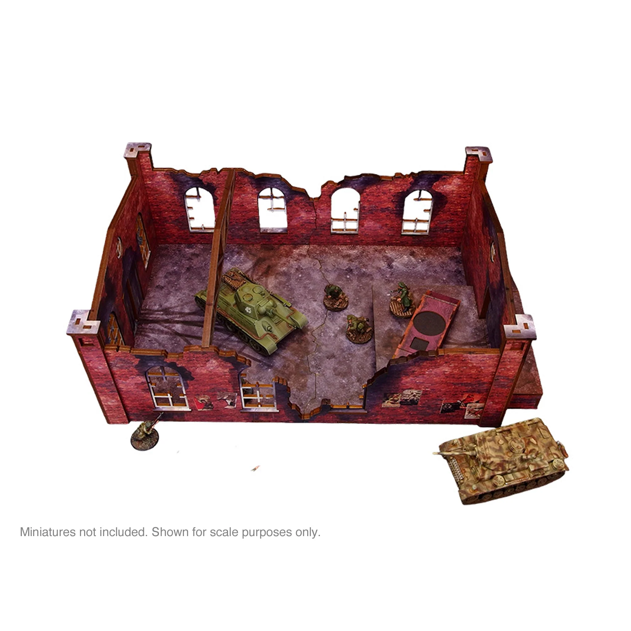 Micro Art Studio: Pre-painted WW2 Ostfront Stalingrad Factory Front 