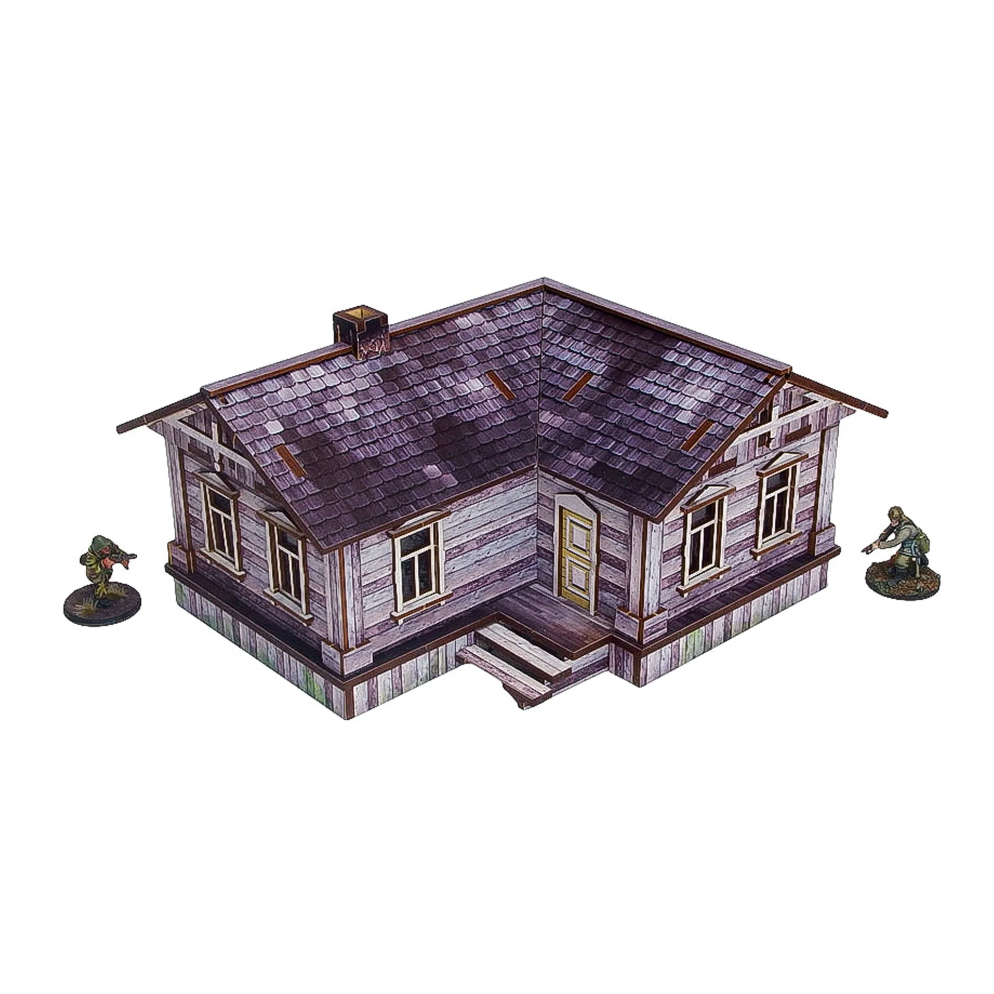 Micro Art Studio: Pre-painted WW2 Ostfront Village Iwans House 