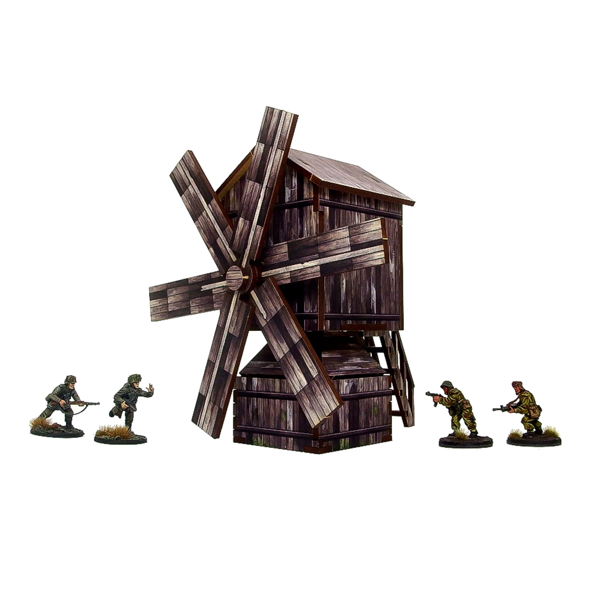 Micro Art Studio: Pre-painted WW2 Ostfront Village Windmill 