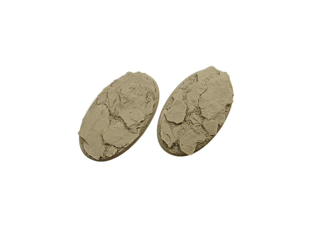 Micro Art Studio: Shale Bases: 90mm Oval (2) 