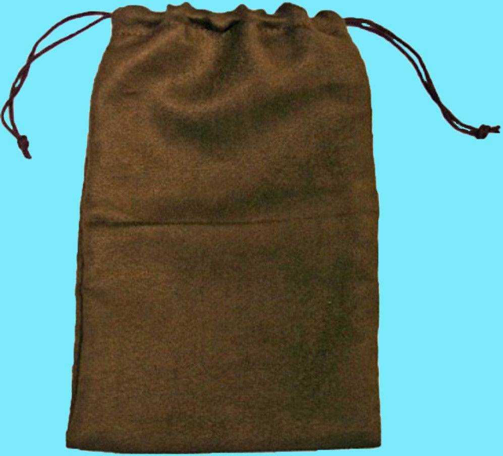 Koplow Microsuede Dice Bag (6x9"): Brown 