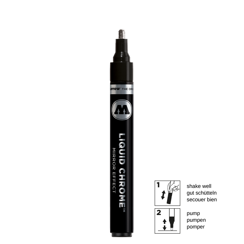 Molotow: Liquid Chrome Marker: 4mm  