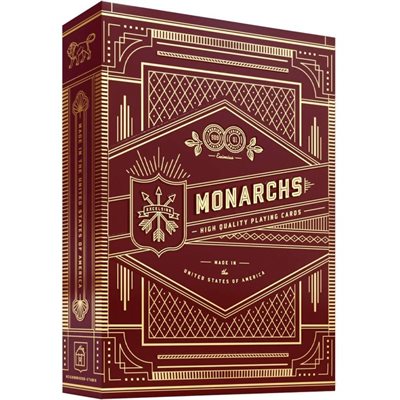 Monarchs Red Edition Playing Cards 