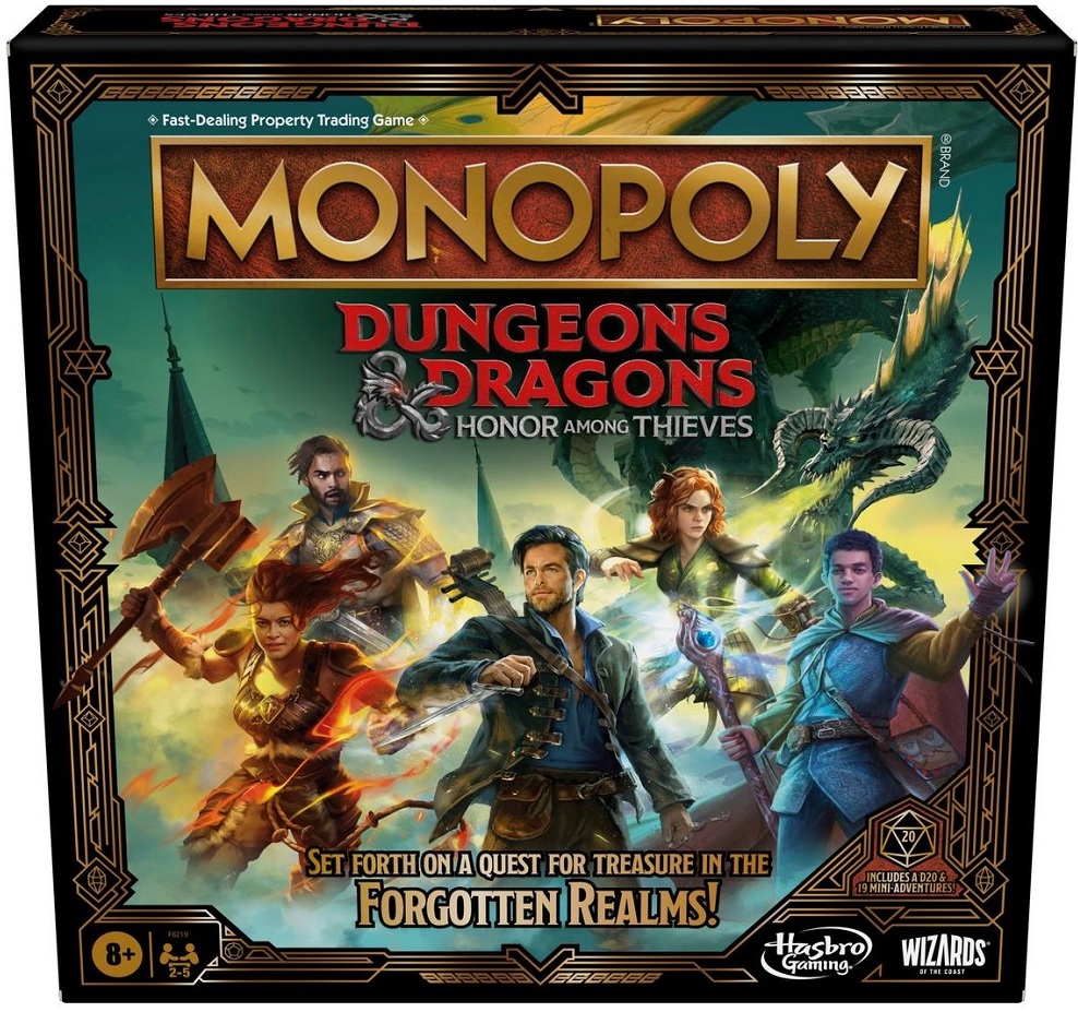 Monopoly: Dungeons & Dragons: Honor Among Thieves (DAMAGED) 