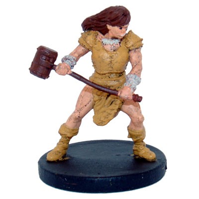 D&D Icons of the Realms: Monster Menagerie 2: #019 Half-Orc Barbarian (U) 