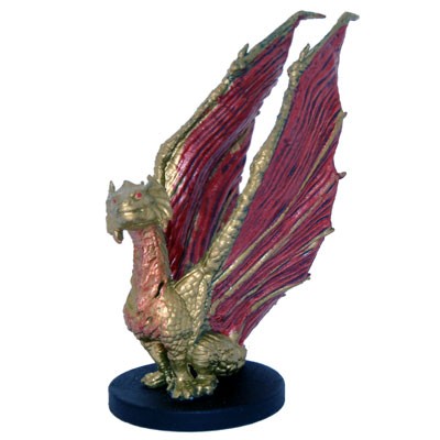 D&D Icons of the Realms: Monster Menagerie 2: #023 Brass Dragon Wyrmling (U) 