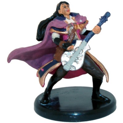D&D Icons of the Realms: Monster Menagerie 3: #019b Human Bard (Guitar) (U) 