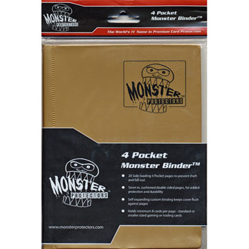 Monster Protectors: 4 Pocket Binder: Matte Gold 