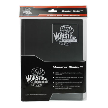 Monster Protectors: 9 Pocket Binder: Matte Black 