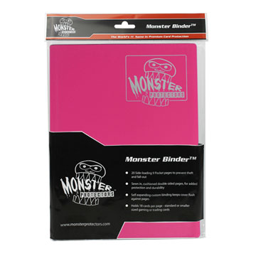 Monster Protectors: 9 Pocket Binder: Matte Pink 