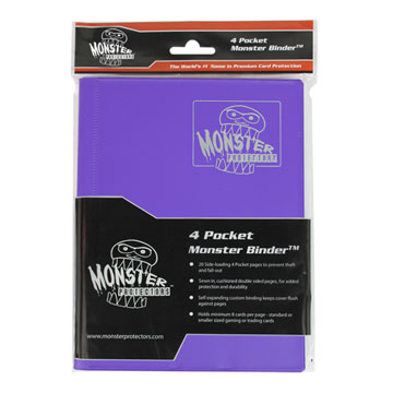 Monster Protectors: 9 Pocket Binder: Matte Purple 