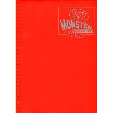 Monster Protectors: 9 Pocket Binder: Matte Red 