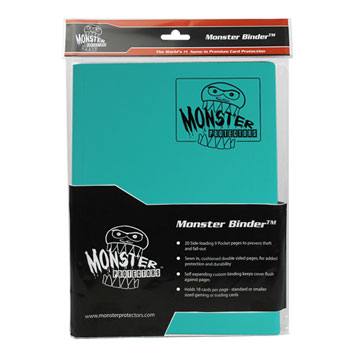 Monster Protectors: 9 Pocket Binder: Matte Teal 