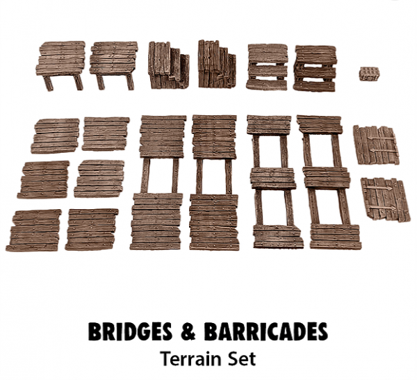 Monster Scenery: Bridges & Barricades 