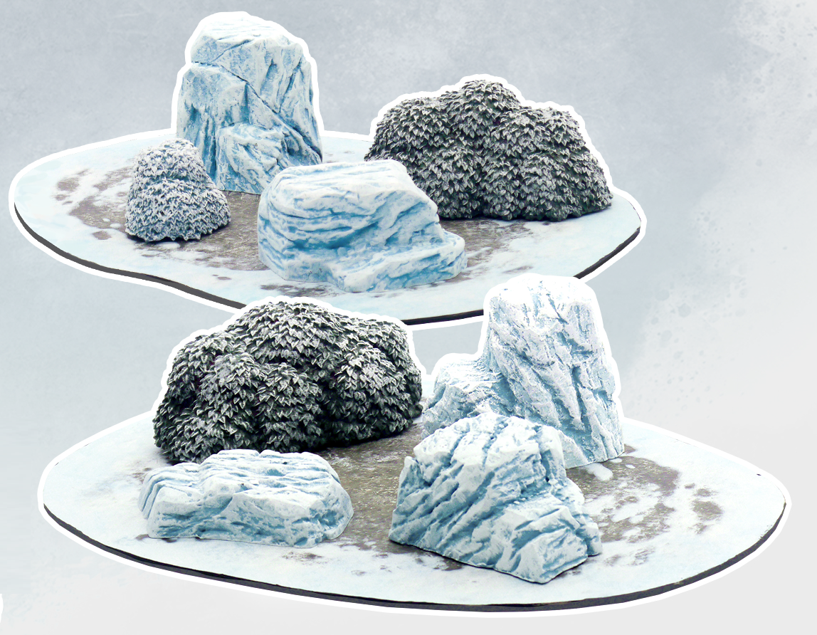 Monster Scenery: Snowy Ice Fields 