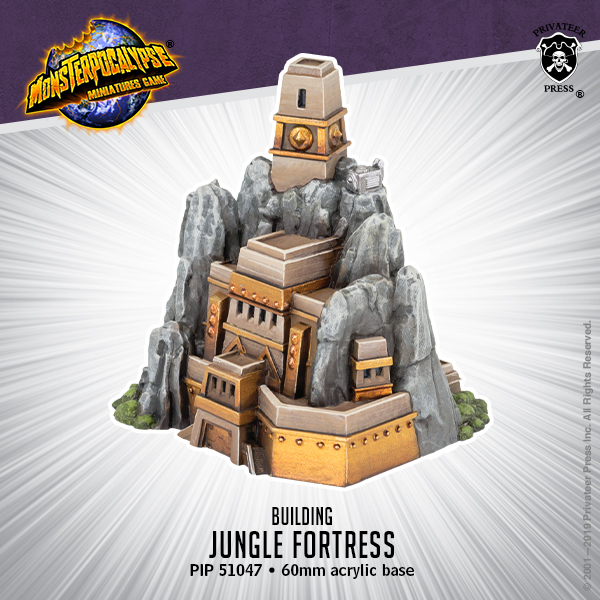 Monsterpocalpyse Empire Of The Apes: Buildings- Jungle Fortress  