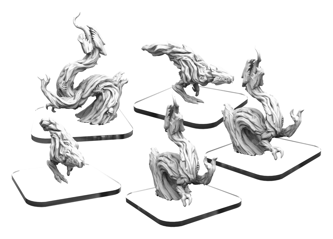 Monsterpocalypse: Destroyers: Ancient Ones: Shamblers and Bramble Hunters 