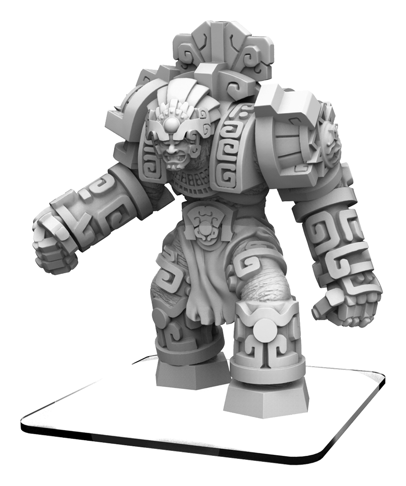 Monsterpocalypse: Destroyers: Ancient Ones: Warden of Teocali Guardians monster (SALE) 