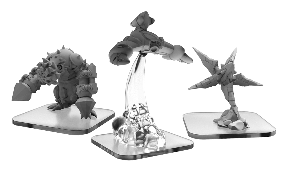 Monsterpocalypse: Destroyers: Martian Menace: Dervish/Vanguard/Mollock Brute 