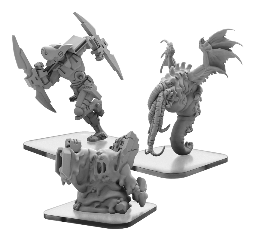 Monsterpocalypse: Destroyers: Toxxo/Squix/Shinobot 