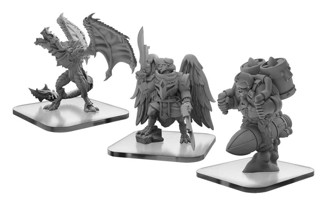 Monsterpocalypse: Draken Armada: Ape/Stalker/Shrieker 