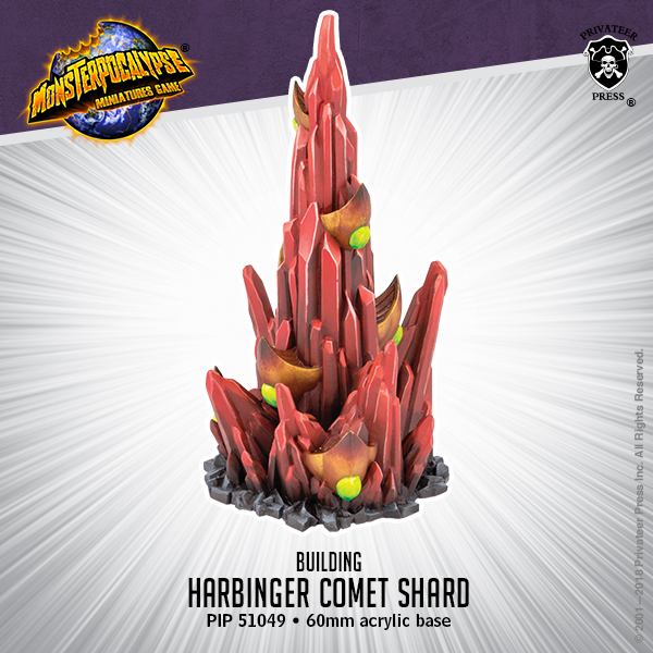 Monsterpocalypse: Planet Eaters: Buildings- Harbinger Comet Shard  