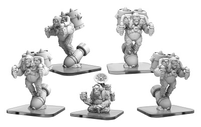 Monsterpocalypse: Empire Of The Apes: Ape Bombers and Command 