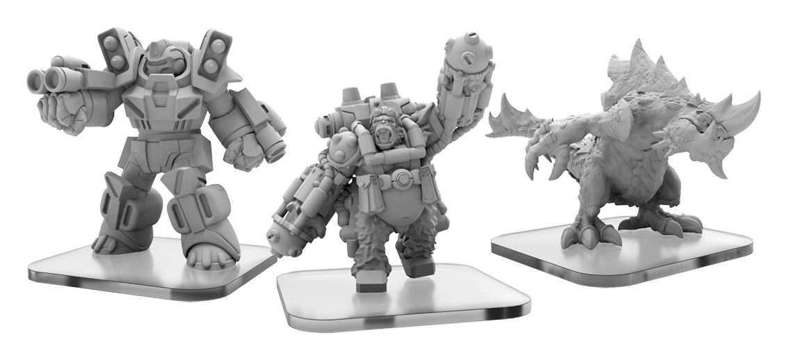 Monsterpocalypse: Protectors: Carnidon/ Exo-Armor/ Assault Ape 