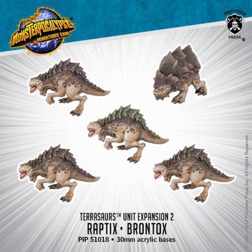 Monsterpocalypse: Terrasaurs: Raptix & Brontox 