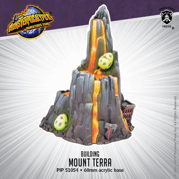 Monsterpocalypse: Terrasaurs: Buildings - Mount Terra 