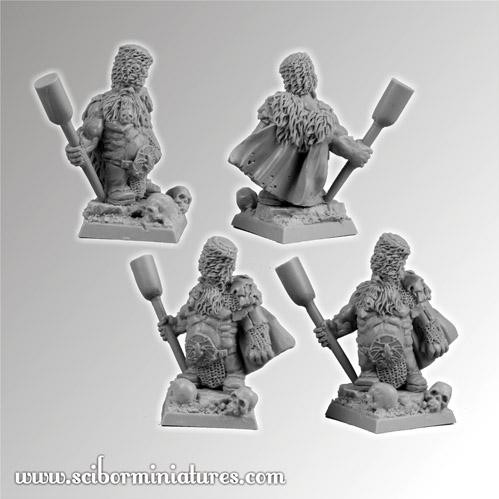 Scibor Monstrous Miniatures: Moscal Cannon Crewman #3 