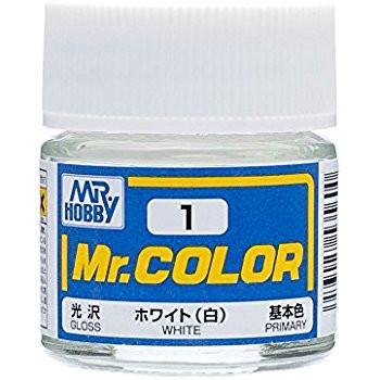 Mr. Color: C001 Gloss White (10ml Bottle) 