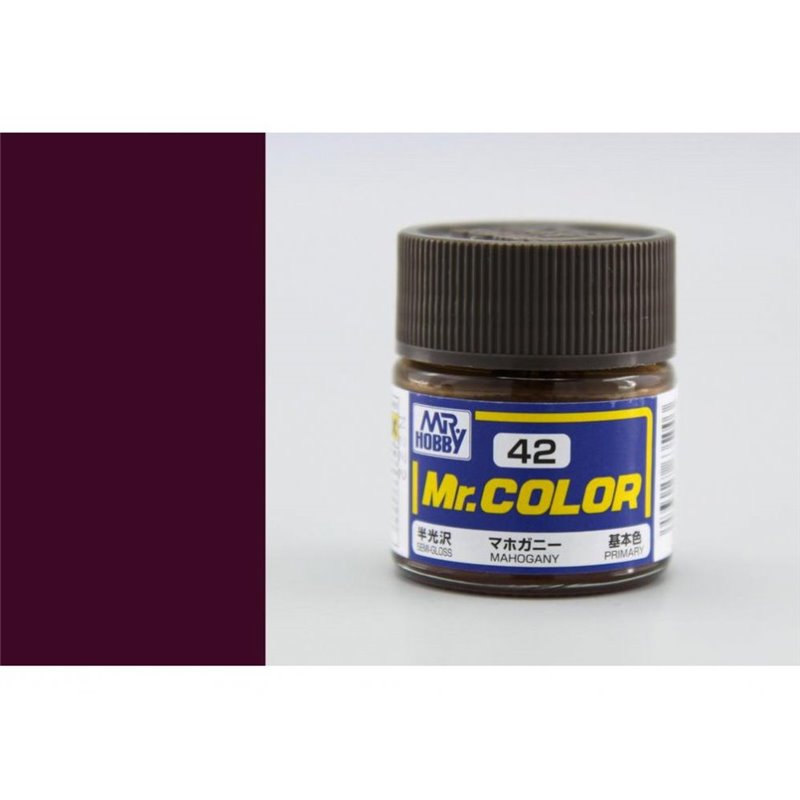 Mr. Color: C042 Semi Gloss Mahogany (10ml Bottle) 