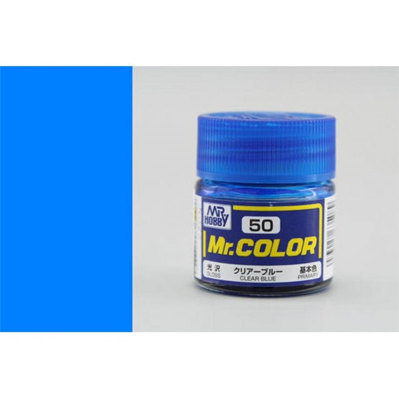 Mr. Color: C050 Gloss Clear Blue (10ml Bottle) 
