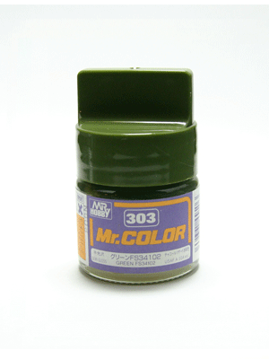 Mr. Color: C303 Semi Gloss Green FS34102 (10ml Bottle) 