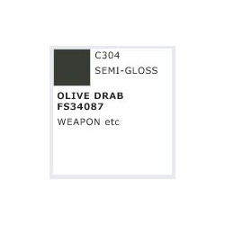Mr. Color: C304 Semi Gloss Olive Drab FS34087 (10ml Bottle) 