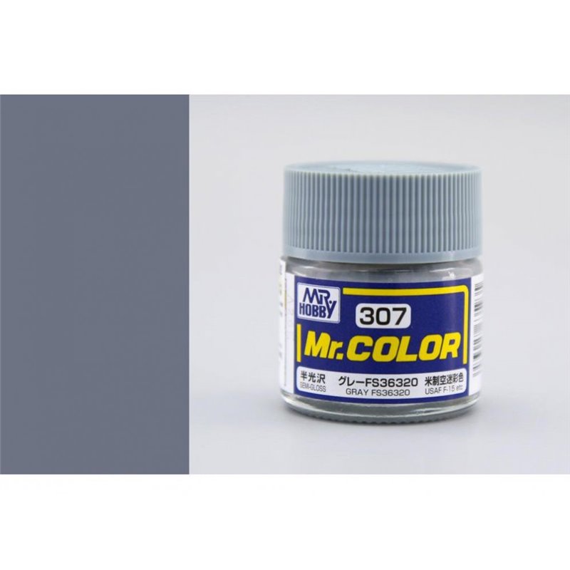 Mr. Color: C307 Semi Gloss Gray FS36320 (10ml Bottle) 